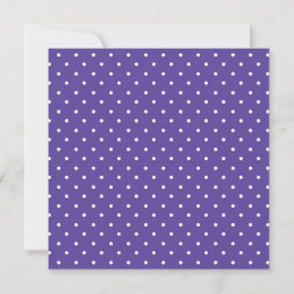 Seamless  medium purple polka dot pattern dankeskarte