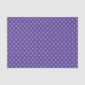 Seamless  medium purple polka dot pattern seidenpapier (Vorderseite)