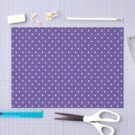Seamless  medium purple polka dot pattern seidenpapier