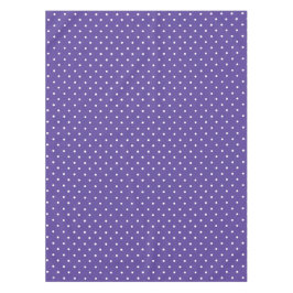 Seamless  medium purple polka dot pattern tischdecke