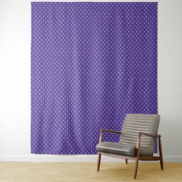 Seamless  medium purple polka dot pattern wandteppich