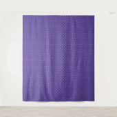 Seamless  medium purple polka dot pattern wandteppich (Vorderseite)