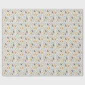 Seamless Micro Ditsy Pattern - Tiny Easter Element Geschenkpapier (Flach)