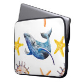 Seamless-Muster Laptopschutzhülle (Vorderseite Links)