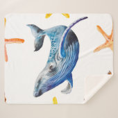 Seamless-Muster Sherpadecke (Vorderseite (Horizontal))