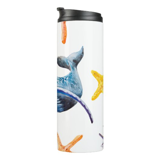 Seamless-Muster Thermosbecher (Nach rechts gedreht)