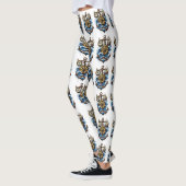 Seamless Nautical Pattern with Anchor, Compass, Wa Leggings (Links)
