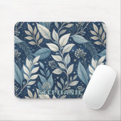 Seamless Night Garden Botanisches Muster Mousepad (Mit Mouse)