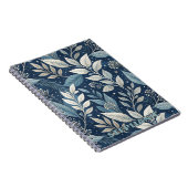 Seamless Night Garden Botanisches Muster Notizblock (Rechte Seite)