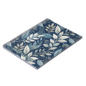 Seamless Night Garden Botanisches Muster Notizblock (Linke Seite)
