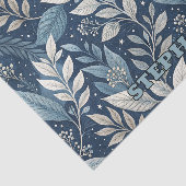 Seamless Night Garden Botanisches Muster Seidenpapier (Ausschnitt)