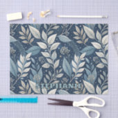Seamless Night Garden Botanisches Muster Seidenpapier (Handwerk)