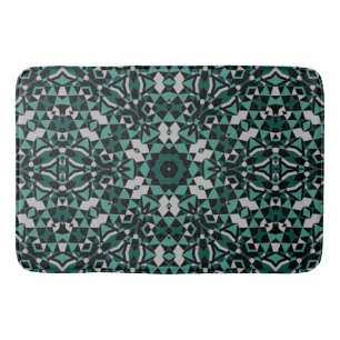 Seamless ornamental black gray decor decorat badematte