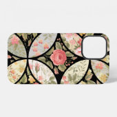 seamless patchwork floral pattern iPhone hülle (Rückseite (Horizontal))