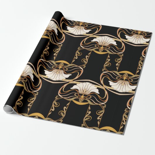 Seamless pattern, background with decorative eleme geschenkpapier (Ungerollt)