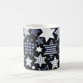 Seamless pattern background with stylized starspat kaffeetasse (Mittel)