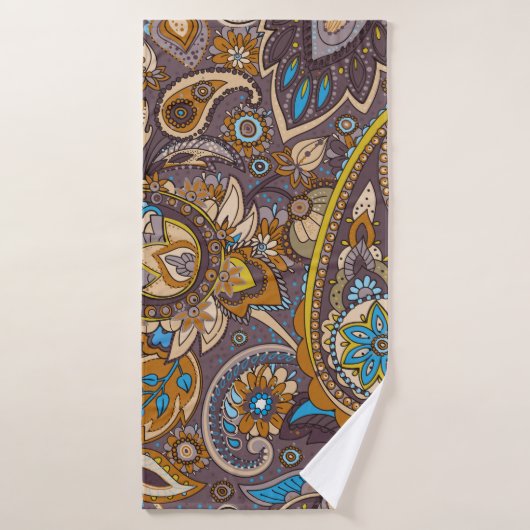 Seamless pattern based on traditional Asian elemen Badehandtuch (Badehandtuch)
