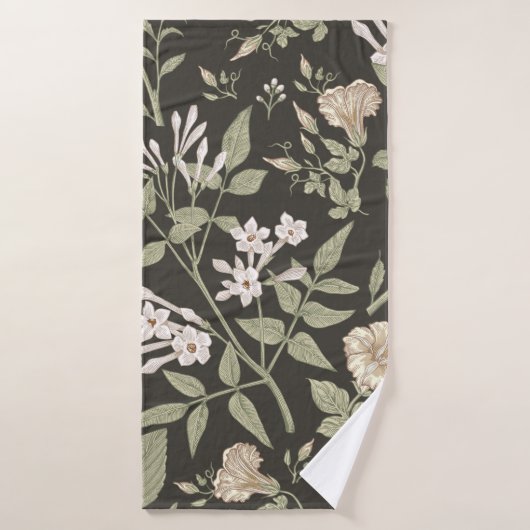 Seamless pattern. Beautiful fabric blooming realis Badehandtuch (Badehandtuch)