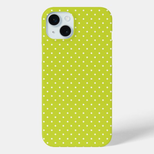 Seamless pattern  bright lime polka dot pattern Case-Mate iPhone hülle (Rückseite)