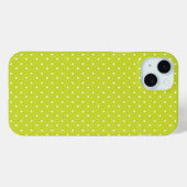 Seamless pattern  bright lime polka dot pattern Case-Mate iPhone hülle (Rückseite (Horizontal))