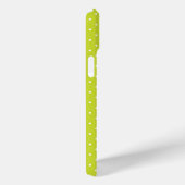 Seamless pattern  bright lime polka dot pattern Case-Mate iPhone hülle (Rückseite / Rechts)