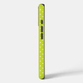 Seamless pattern  bright lime polka dot pattern Case-Mate iPhone hülle (Rückseite / Links)