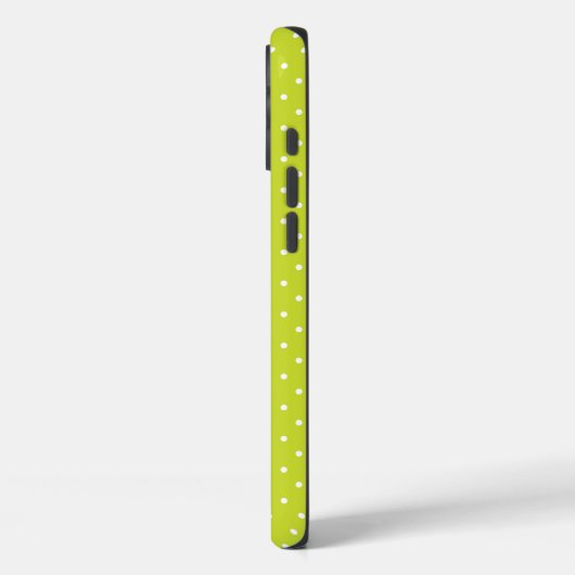 Seamless pattern  bright lime polka dot pattern Case-Mate iPhone hülle (Rückseite / Links)