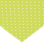 Seamless pattern  bright lime polka dot pattern kurzer tischläufer (Ecke)