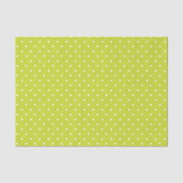 Seamless pattern  bright lime polka dot pattern seidenpapier