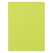 Seamless pattern  bright lime polka dot pattern tischdecke (Vorderseite)