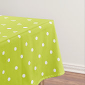 Seamless pattern  bright lime polka dot pattern tischdecke (Beispiel)