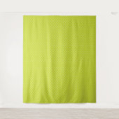 Seamless pattern  bright lime polka dot pattern wandteppich (Vorderseite)