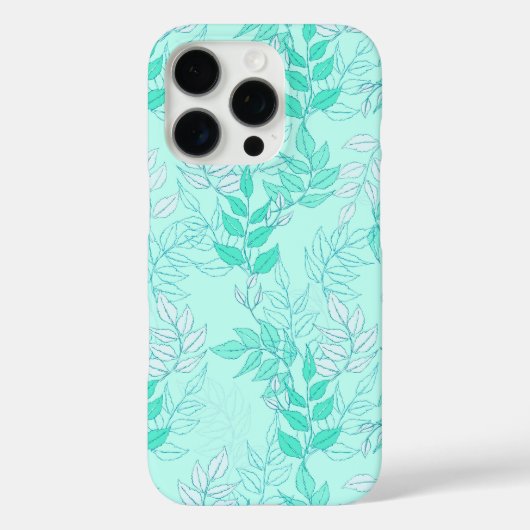 Seamless pattern featuring interconnected leafy br Case-Mate iPhone hülle (Rückseite)