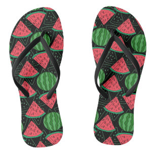 Seamless Pattern Frucht Pattern 43 Badesandalen