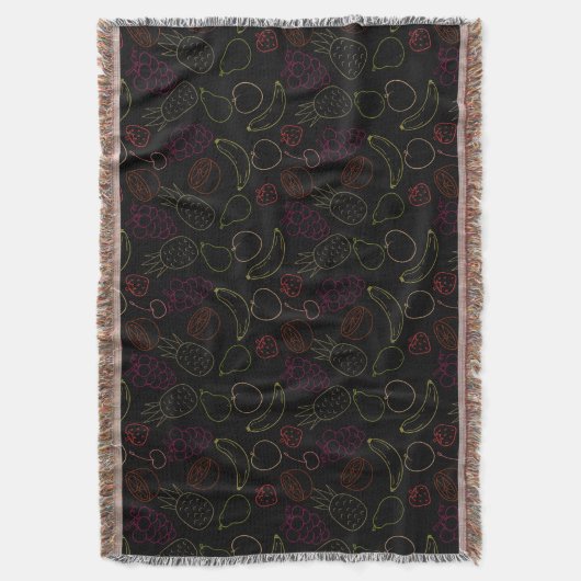 Seamless Pattern Frucht Pattern 44 | Decke (Vorderseite Vertikal)