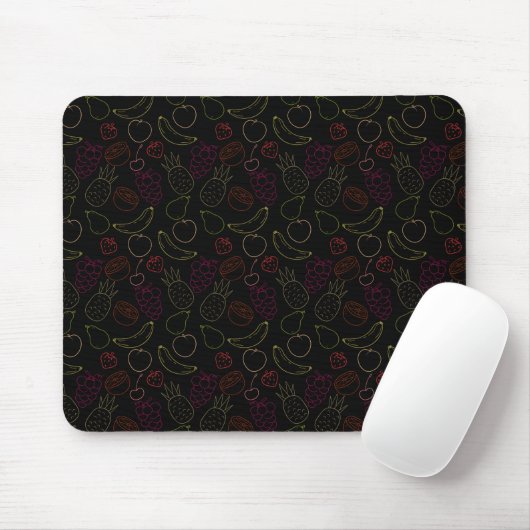 Seamless Pattern Frucht Pattern 44 | Mousepad (Mit Mouse)