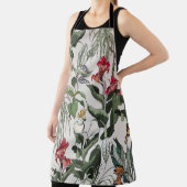 Seamless Pattern Hand Drawn Botanical Illustration Schürze (InSitu)