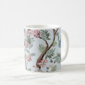 Seamless pattern in chinoiserie style with peonies kaffeetasse (VorderseiteRechts)