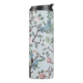 Seamless pattern in chinoiserie style with peonies thermosbecher (Nach links gedreht)