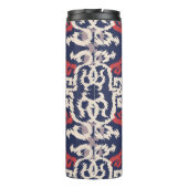 Seamless pattern in oriental styleabstract, arabic thermosbecher (Rückseite)