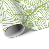 Seamless pattern Monstera leaves background. Flora Geschenkpapier (Rolleneckpunkt)