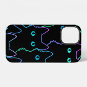 seamless pattern of cute cat silhouettespattern,se iPhone hülle (Rückseite (Horizontal))