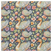 Seamless Pattern of Geese Among Leaves Stoff (Muster)