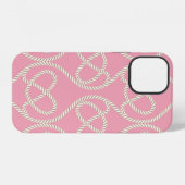 Seamless pattern of ropes. Vintage Illustrationabs iPhone Hülle (Rückseite (Horizontal))
