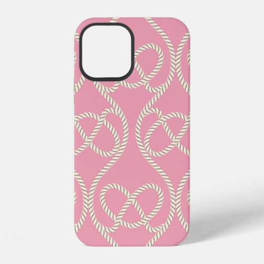 Seamless pattern of ropes. Vintage Illustrationabs iPhone Hülle (Rückseite)