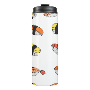seamless pattern of Sushi Thermosbecher