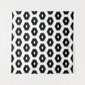 Seamless pattern. Rhombuses, figures ornament. Mos Wandteppich (Vorderseite (Horizontal))