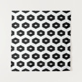Seamless pattern. Rhombuses, figures ornament. Mos Wandteppich (Vorderseite)