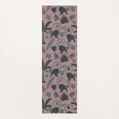 Seamless pattern Tropical animals monkey jumping Yogamatte (Vorderseite)