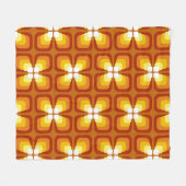 Seamless pattern with abstract floral elements and fleecedecke (Vorderseite (Horizontal))